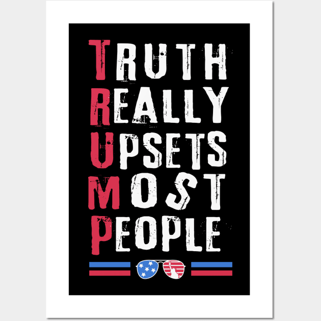 Truth Trump 2024 Wall Art by Teewyld